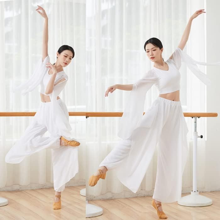 ワイドパンツ 社交ダンス ベリーダンス 競技ダンス 練習着 レース M